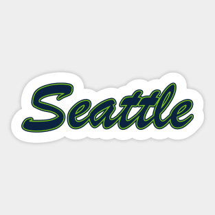 Football Fan of Seattle Sticker